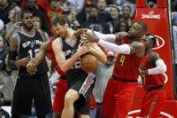 Pau Gasol, Ibaka y Ricky Rubio abren el año con derrotas