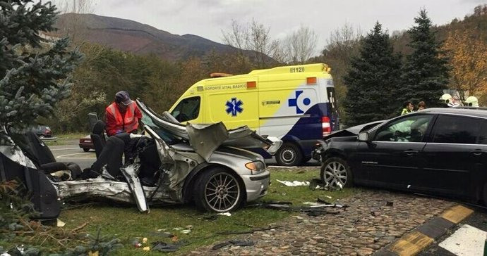 Accidente de tráfico en Sunbilla