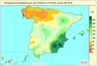 El primer trimestre del año hidrológico acaba con un 7% de déficit de precipitaciones