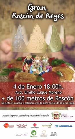 Cartel del Gran Roscón de Reyes