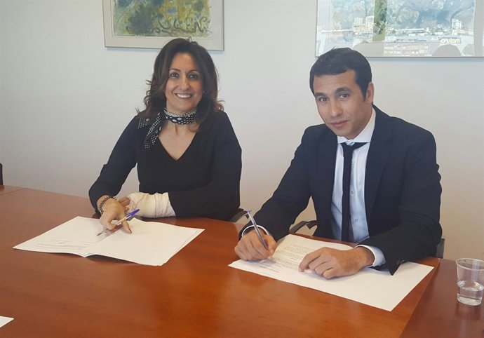 Inmaculada de Benito y Pedro Colom