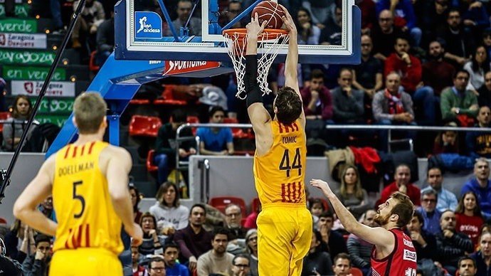 Ante Tomic Justin Doellman Barcelona Lassa Tecnyconta Zaragoza