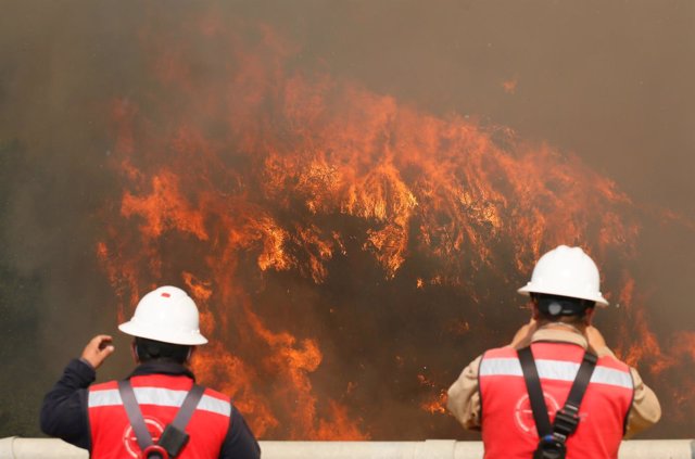 Incendio en Valparaíso