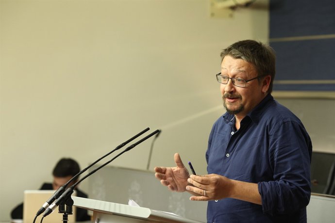 Xavier Domènech, portavoz de En Comú 