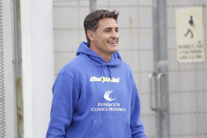 Míchel en el torneo benéfico de pádel contra el cáncer de mama