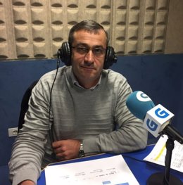 José Ángel Blanco, presidente de CLUN, en la Radio Galega.