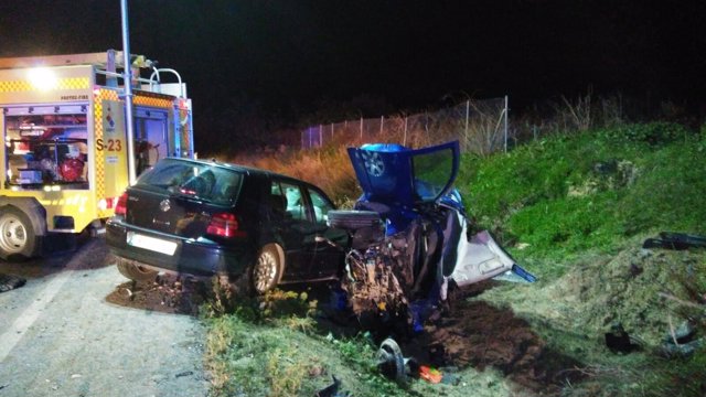 Accidente de tráfico en Sanlúcar de Barrameda (Cádiz)