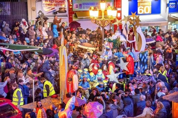 Cabalgata de los Reyes Magos de Torremolinos.