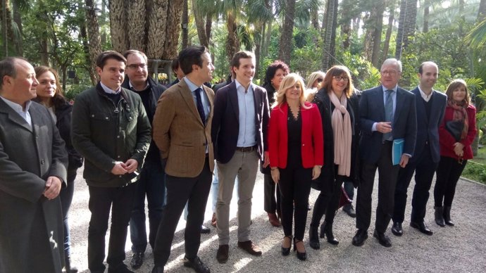 Pablo Casado en un acto en Elche