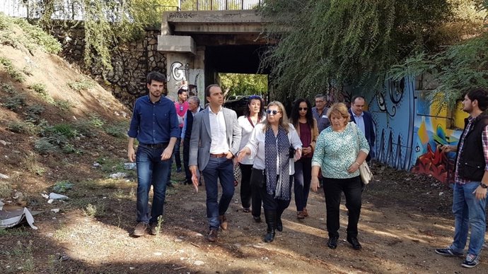 Millán en el barrio de El Carmen.