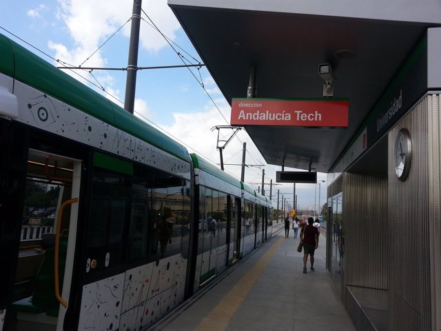 Metro, Suburbano, tranvía, Andalucía Tech, UMA, Universidad, Teatinos