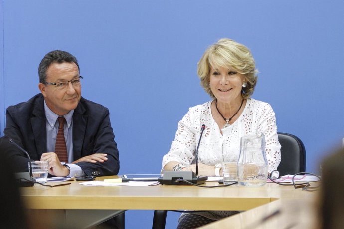 Esperanza Aguirre e Íñigo Henríquez de Luna