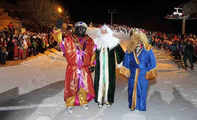 Los Reyes Magos en Sierra Nevada