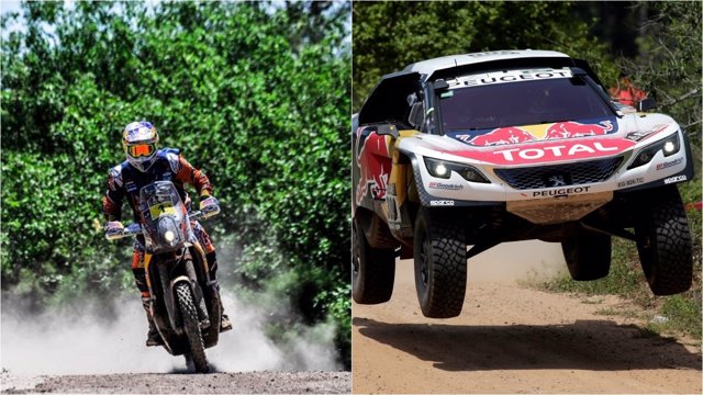 Price y Loeb en el Dakar 2017