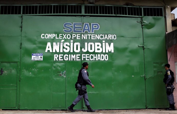 Complejo Penitenciario Anísio Jobim (COMPAJ) en Manaos; prisión; cárcel
