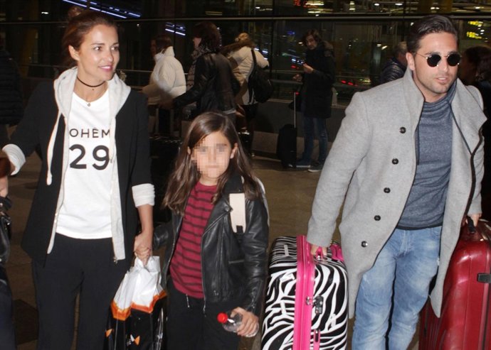 Paula Echevarría, David Bustamante y su hija Daniella/ Ignacio Cuenllas