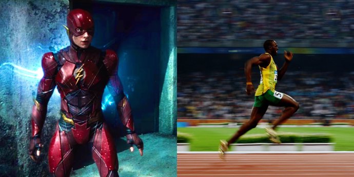 The Flash y Usain Bolt