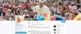 Foto: La cuenta de Twitter del papa en español, su perfil más popular con 12,5 millones de seguidores