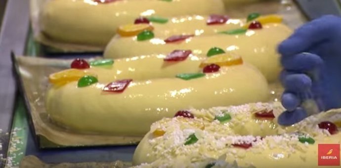 Roscón que Iberia ofrecerá en sus vuelos