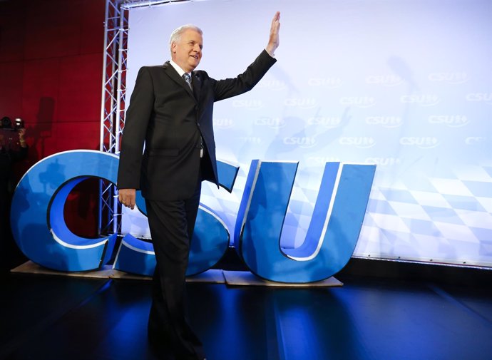El líder de la CSU, Horst Seehofer