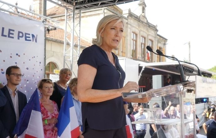 La líder del ultraderechista Frente Nacional, Marine Le Pen