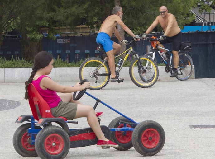 Sol, Calor, Temperaturas, Buen Tiempo, Ejercicio, Deporte, Bicicleta