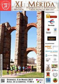 Mérida celebrará el 5 de marzo su XI Media Maratón, que espera alcanzar 2.500 corredores