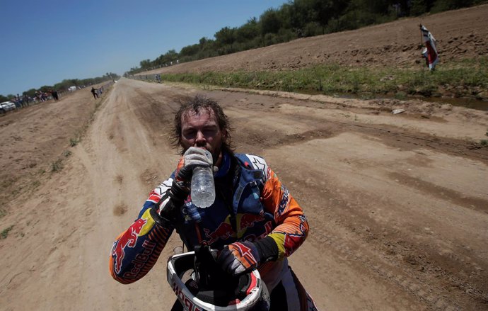 El piloto australiano Toby Price en el Dakar 2017