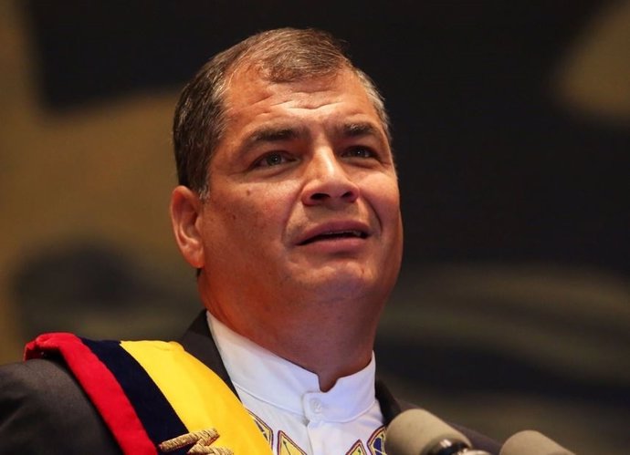 El presidente ecuatoriano, Rafael Correa