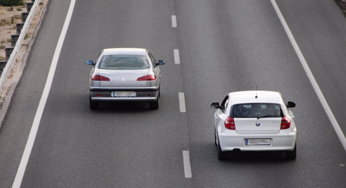 Carretera, tráfico, coches, atascos, vehículos, autovía, operación salida