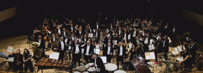 Los miembros de la Film Shymphony Orchestra que el sábado ofrecerá un concierto 