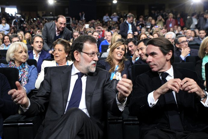 Mariano Rajoy y José María Aznar