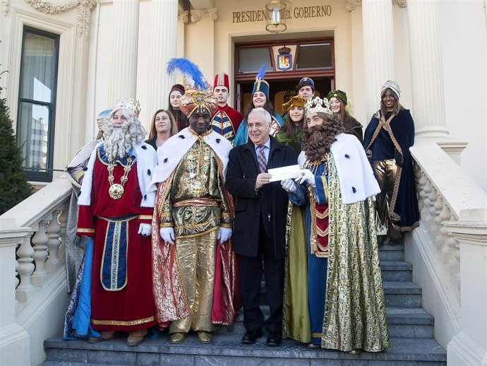 Los Reyes Magos en el Palacete