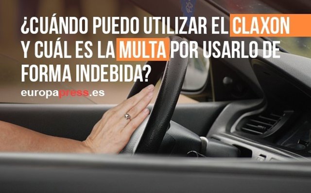 Cuándo utilizar el claxon y multas