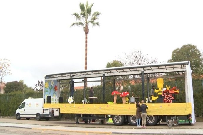 Carroza de Cabalgata de Reyes