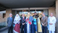 El presidente de Aragón recibe a los Reyes Magos en el Hospital Infantil