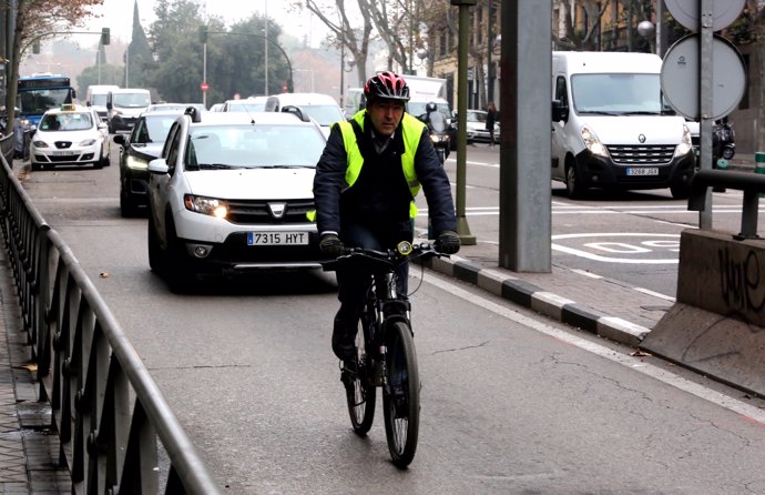 Bicicleta, bicicletas, Madrid, tráfico, circulación