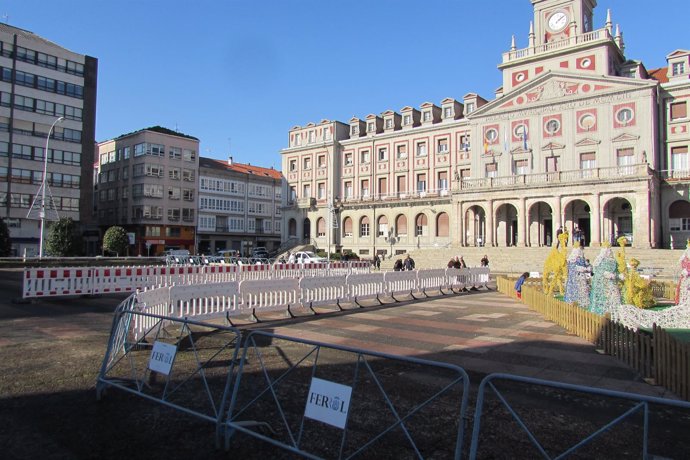 Seguridad en la Plaza de Armas de Ferrol