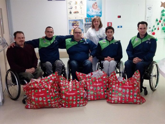 Entrega de los juguetes