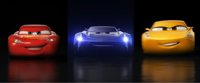Conoce a los protagonistas de Cars 3: Rayo McQueen, Cruz Ramírez y Jackson Storm