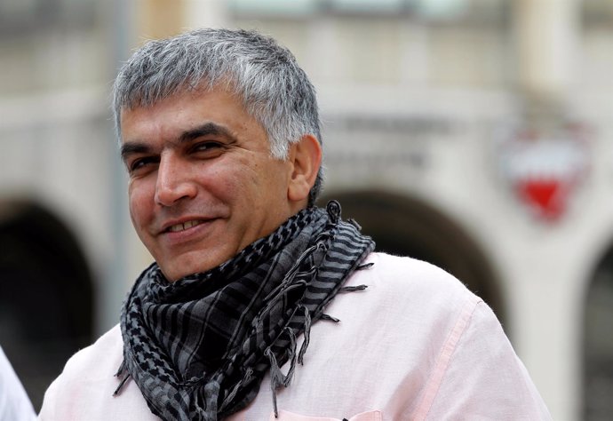 El activista bahreiní Nabil Rayab