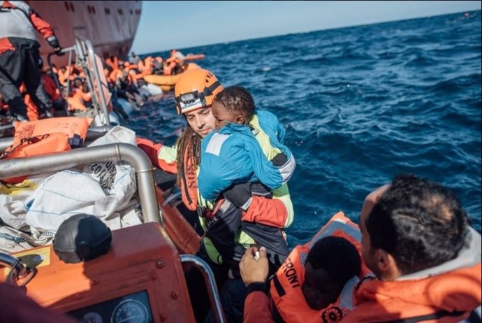 Rescate de MSF en el Mediterráneo