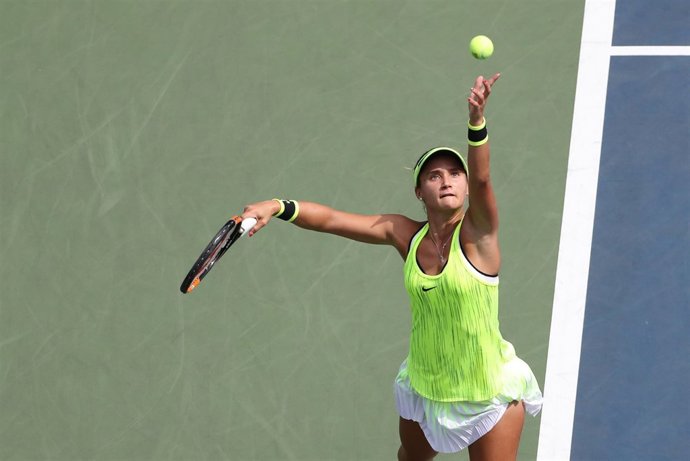 La tenista estadounidense Lauren Davis