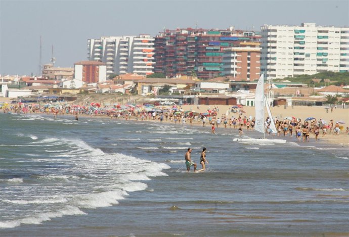 Costa de Punta Umbría, playa urbana