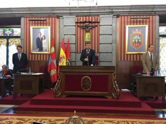 Lacalle en el Pleno del Ayuntamiento