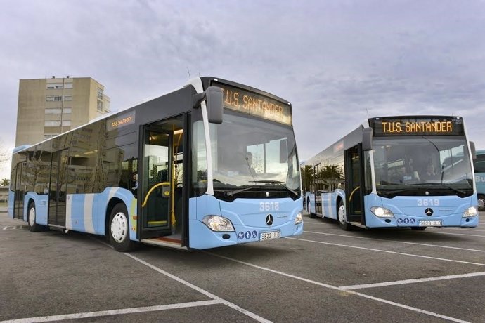 Autobuses híbridos de Santander 