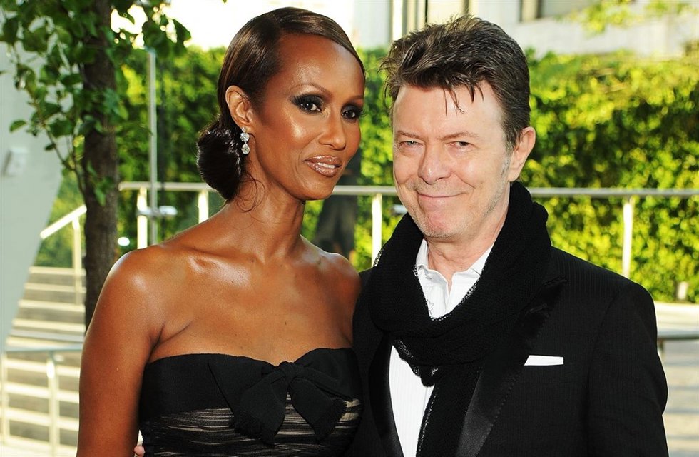 Iman y david bowie
