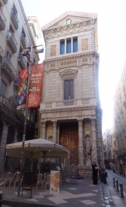 Antigua Llotja de Barcelona, en la calle Avinyó