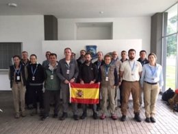 Los militares españoles que participan en la misión de la ONU en Colombia