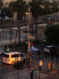 Buscan al supuesto causante del accidente con una fallecida en Almería al darse a la fuga